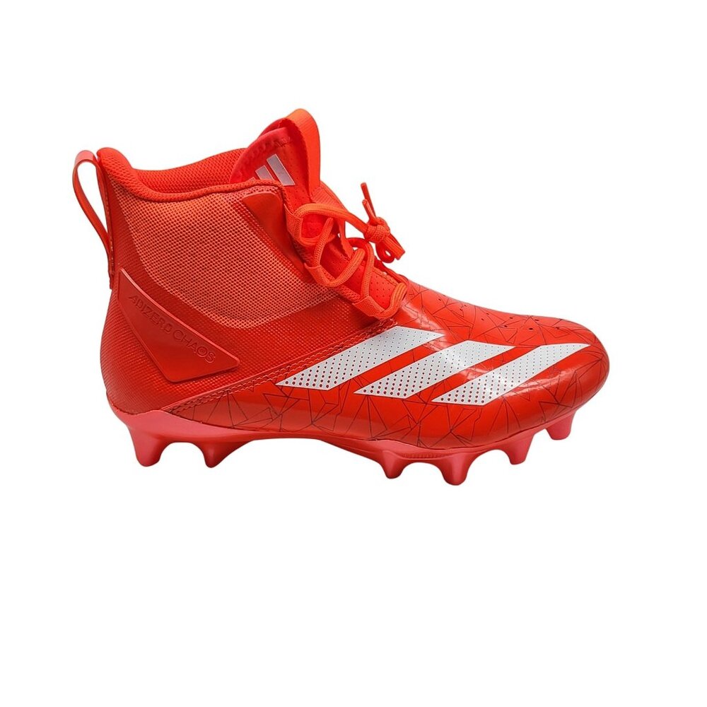 Adidas Adizero Chaos Football Cleats Mens 8.5 Red Orange IF9717 NWOB